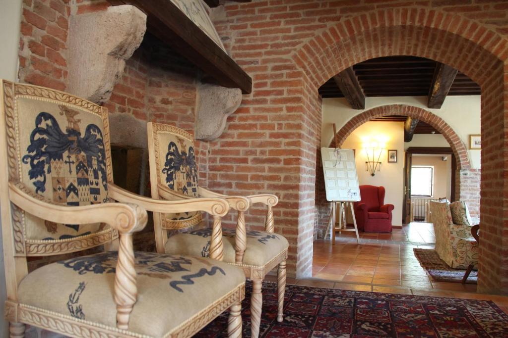 Część wypoczynkowa w obiekcie Castello di Leonina Relais - Adults Only