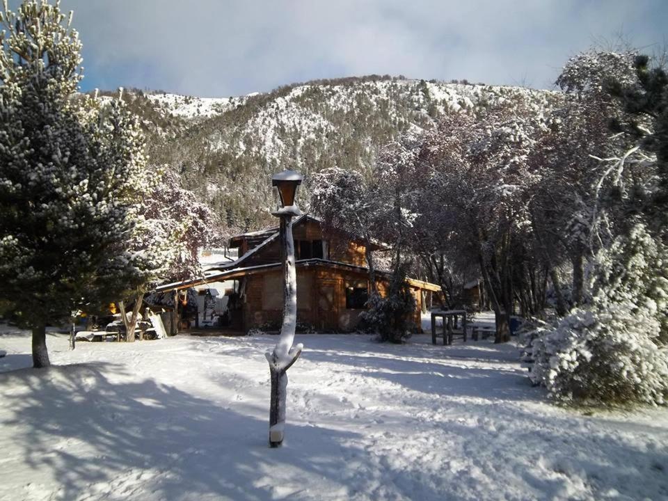 Los Coihues camping & hostel v zimě