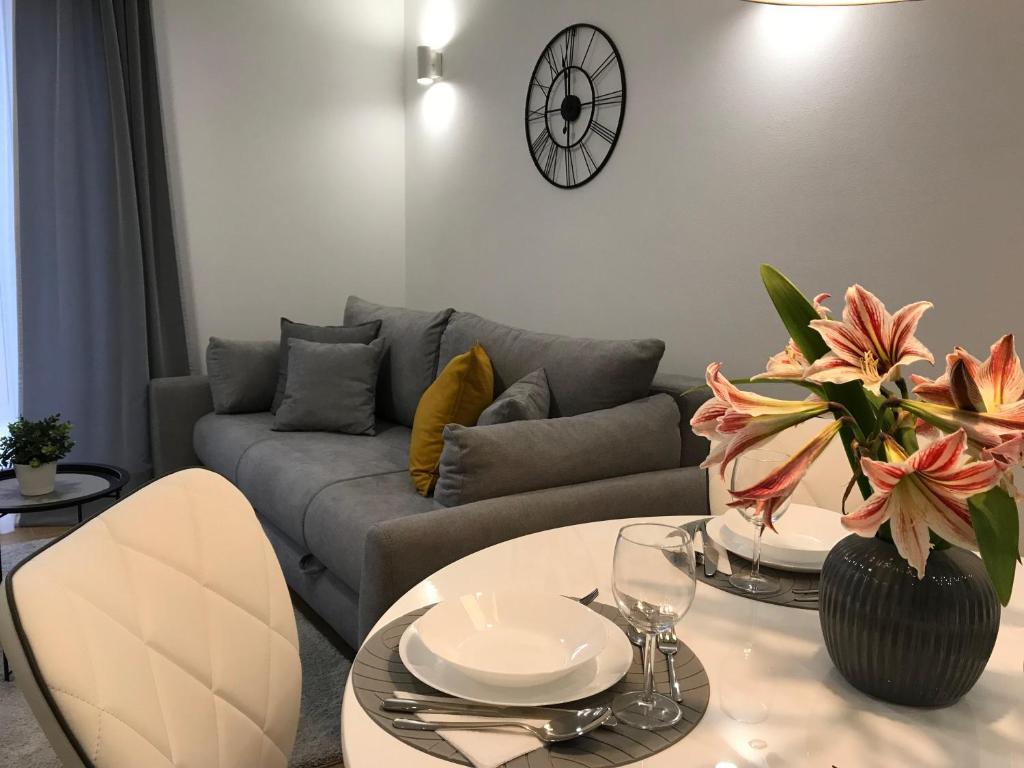 Posezení v ubytování FK Apartments