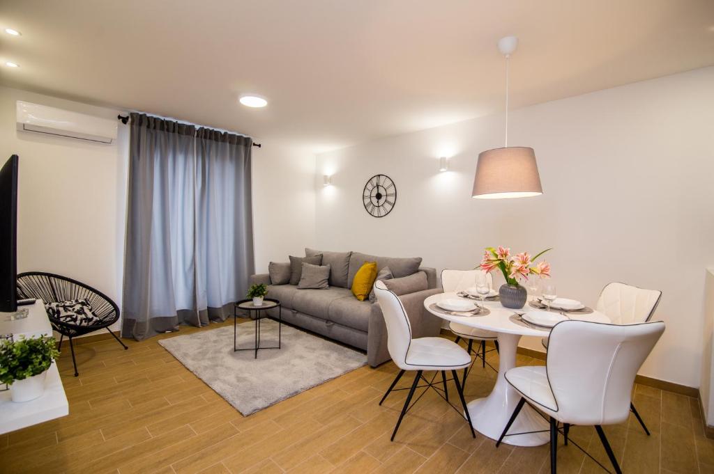Posezení v ubytování FK Apartments