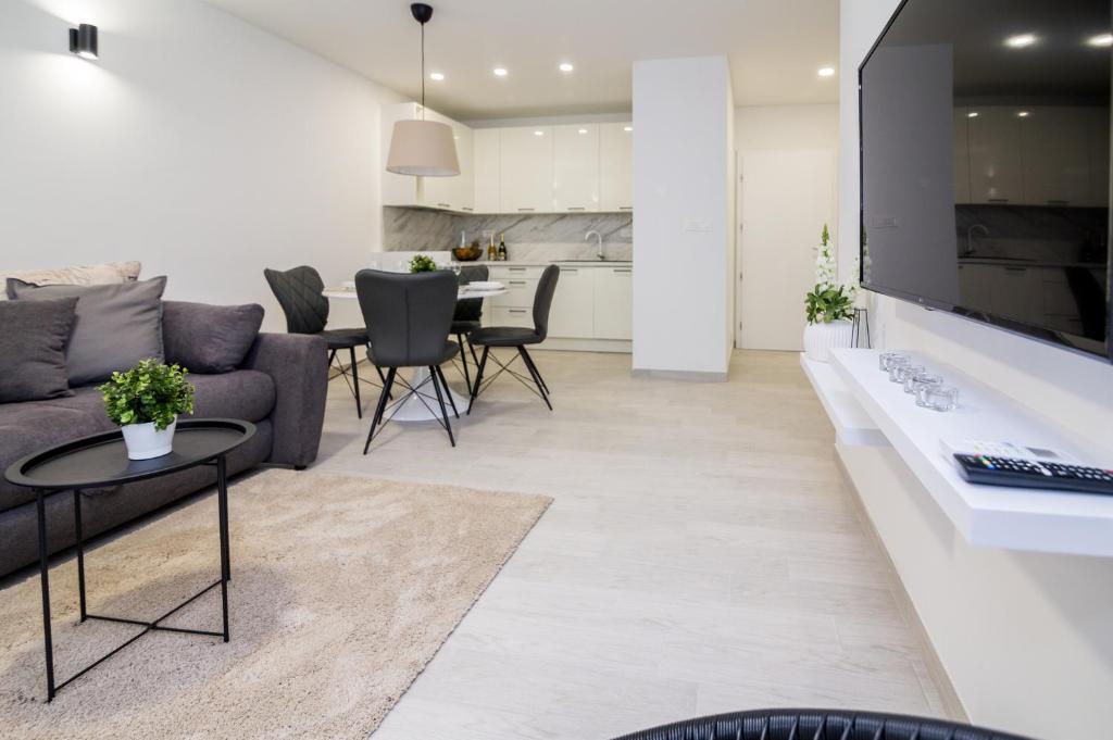 Posezení v ubytování FK Apartments