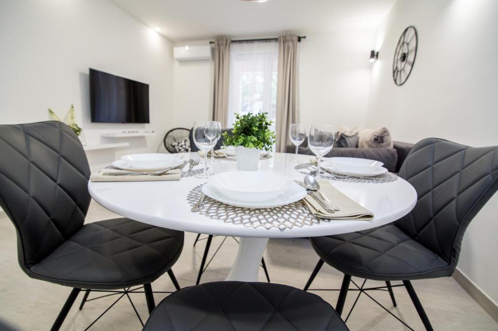 Posezení v ubytování FK Apartments