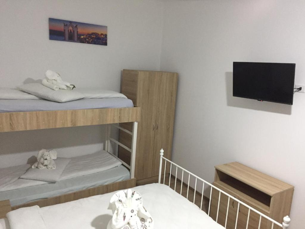 Postel nebo postele na pokoji v ubytování Casa Nicholas