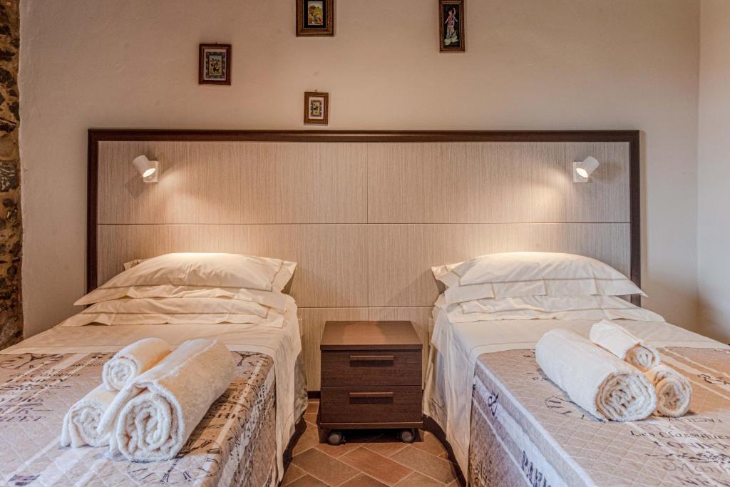 Postel nebo postele na pokoji v ubytování Casa Bici