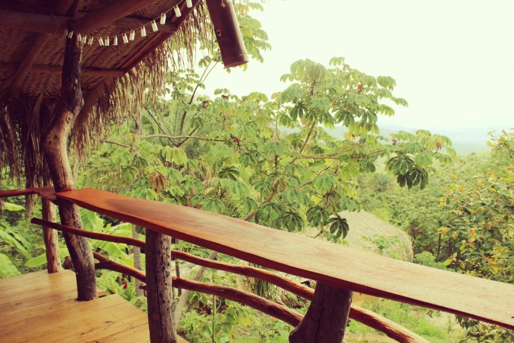 Ein Balkon oder eine Terrasse in der Unterkunft Sol de Minca Eco Lodge