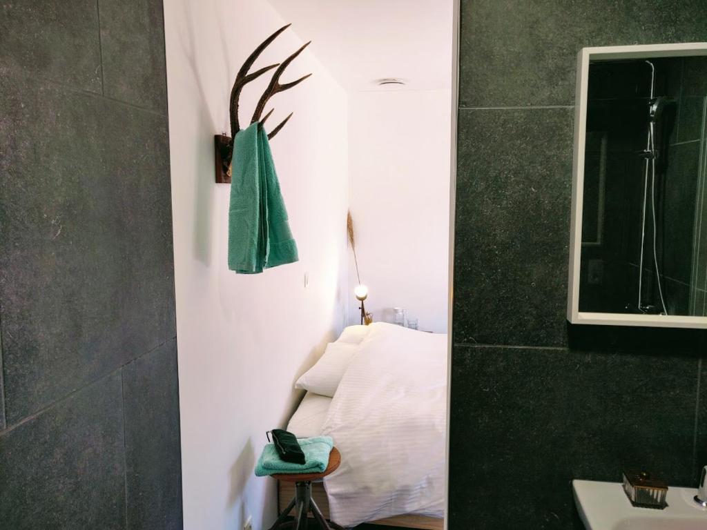 Ett badrum på Wetterdelle Lodge
