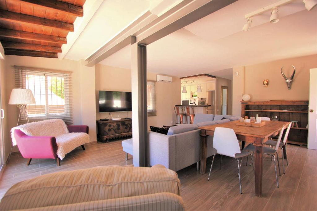 Posezení v ubytování villa in puerto banus