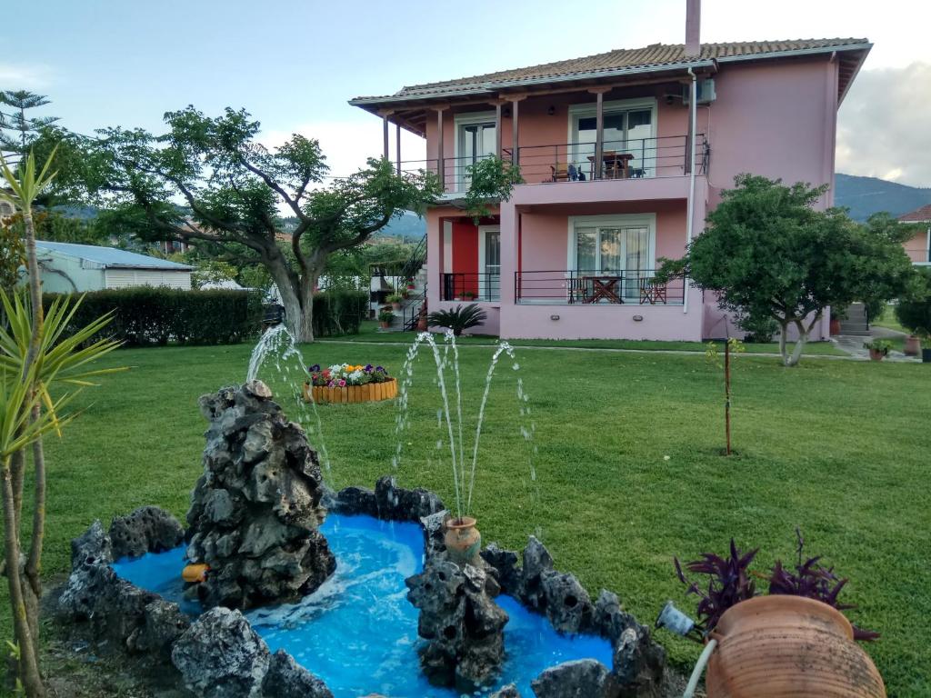 Zahrada ubytování House of Dreams Lefkada
