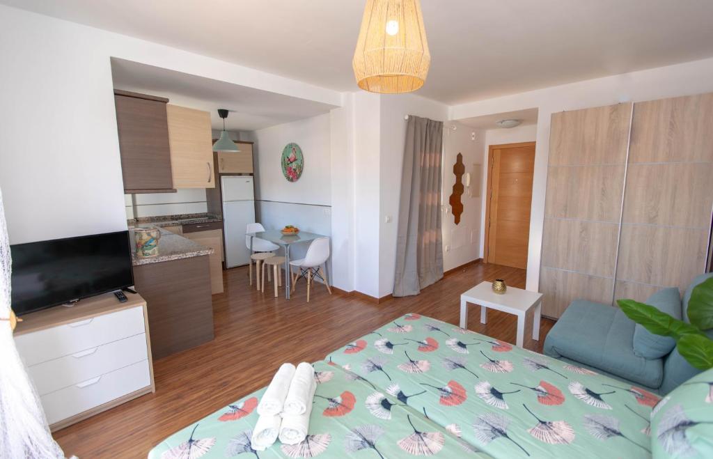 Posteľ alebo postele v izbe v ubytovaní Dream by the sea Loft