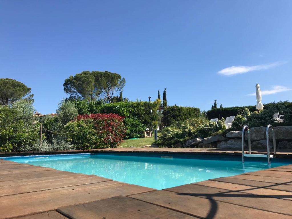 Bazén v ubytování B&B Il Pettirosso di Siena nebo v jeho okolí