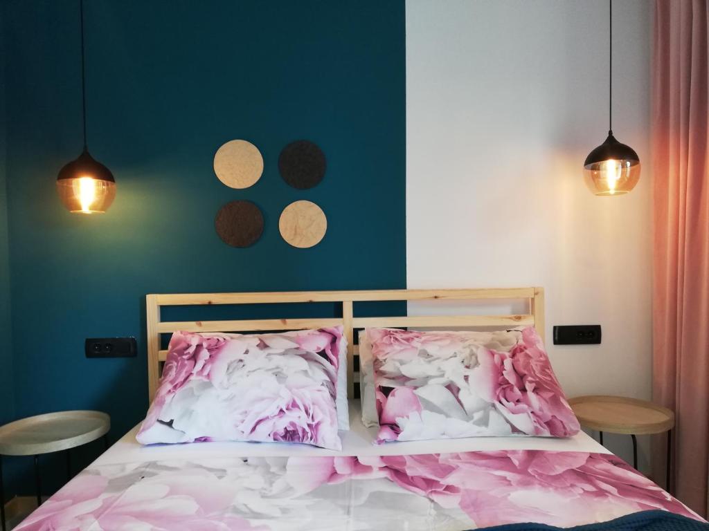 Łóżko lub łóżka w pokoju w obiekcie Apartments Pržina