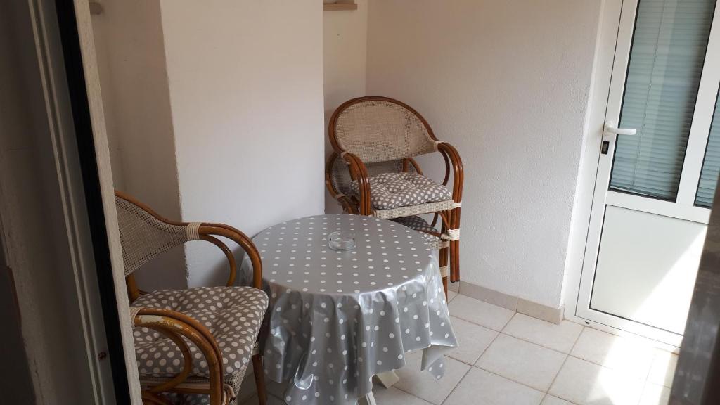 Posezení v ubytování Apartmani Riba