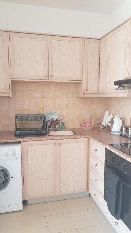 Kuchyň nebo kuchyňský kout v ubytování Apartment Oasis