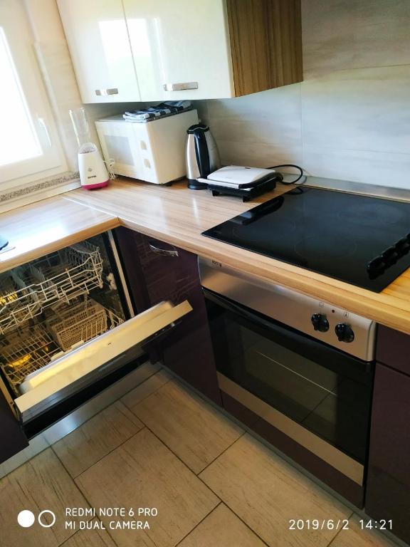 Kuchyňa alebo kuchynka v ubytovaní Apartment Dorina