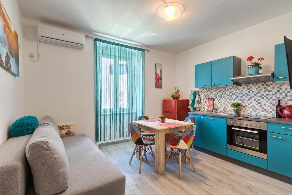 Kuchyň nebo kuchyňský kout v ubytování Apartment Amfiteatar Moris