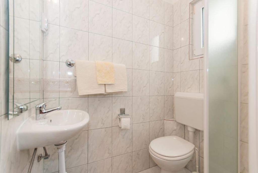 Koupelna v ubytování Apartmani Vesna