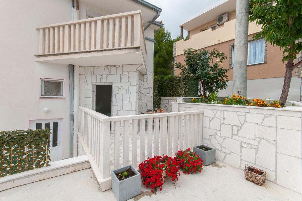 Balkón nebo terasa v ubytování Apartmani Vesna