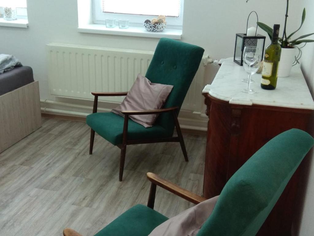 Posezení v ubytování Apartmány U splavu