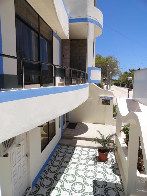 Balkón nebo terasa v ubytování Hostal Cerro Azul