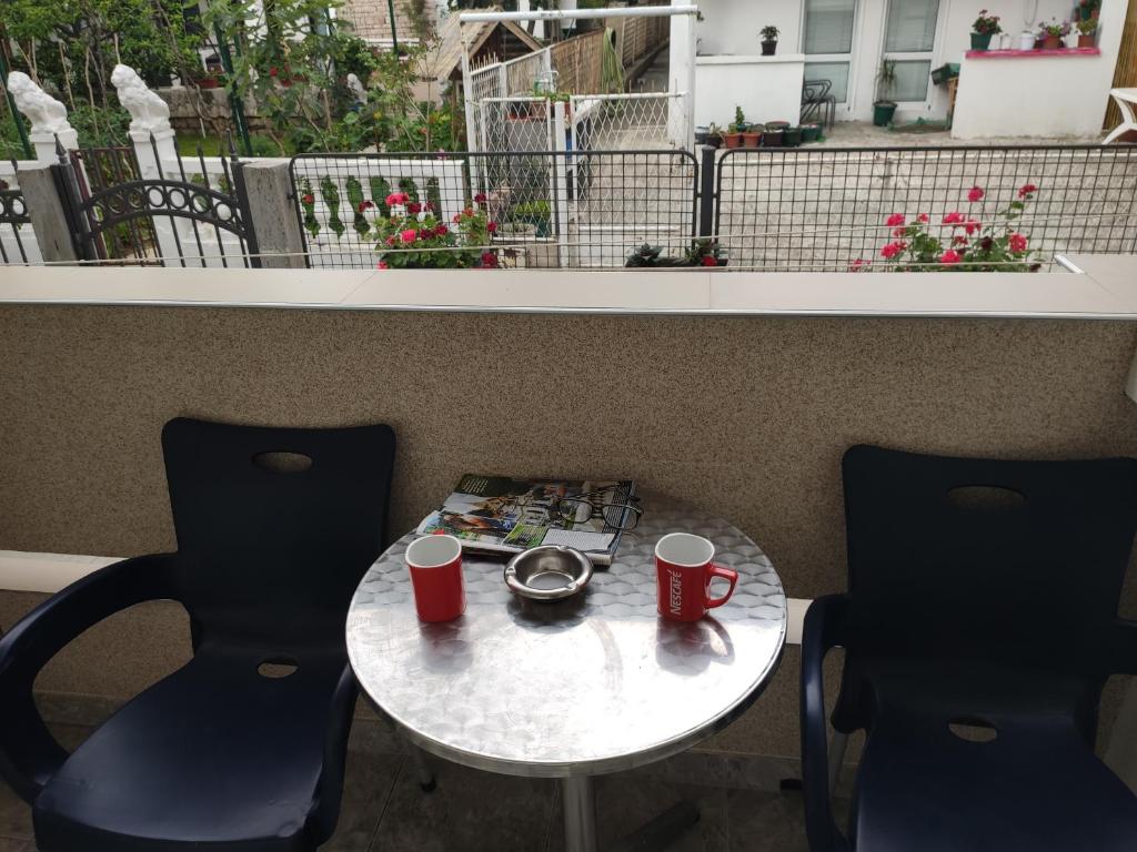 Balkón nebo terasa v ubytování Apartmani Vuković