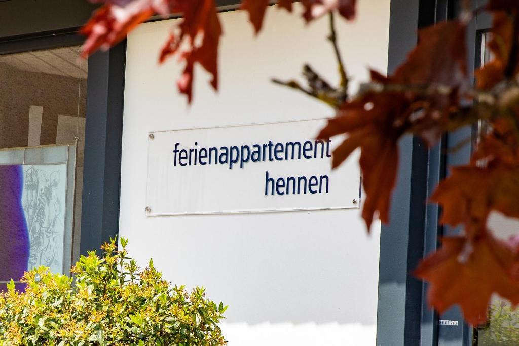 Ferienappartement Hennen - Квартира с балконом