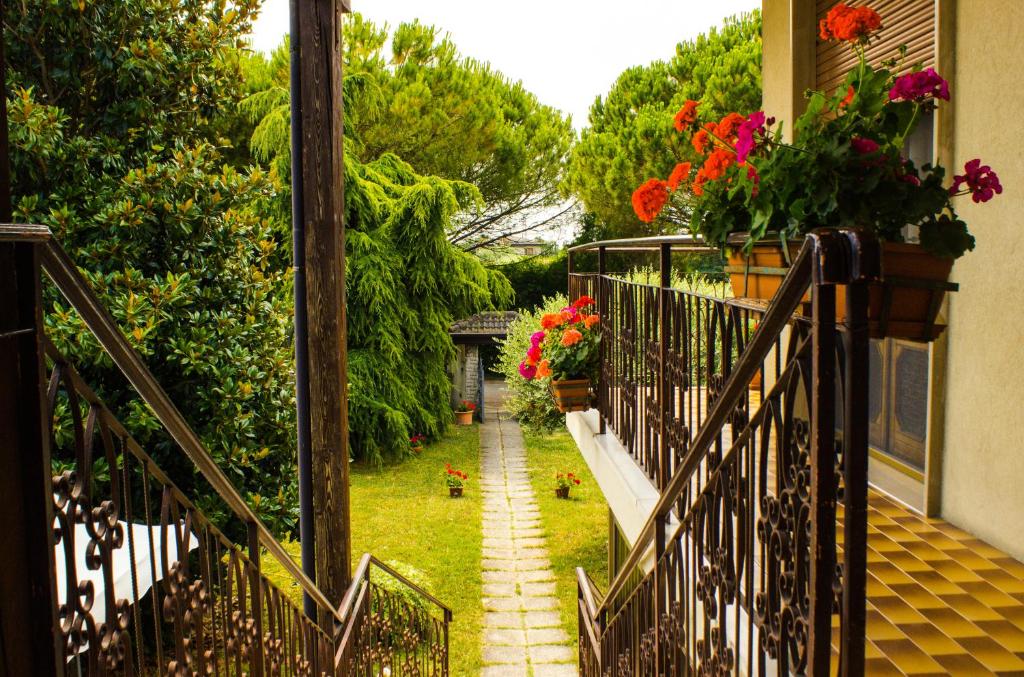 Zahrada ubytování B&B Airport Venice Diego 2