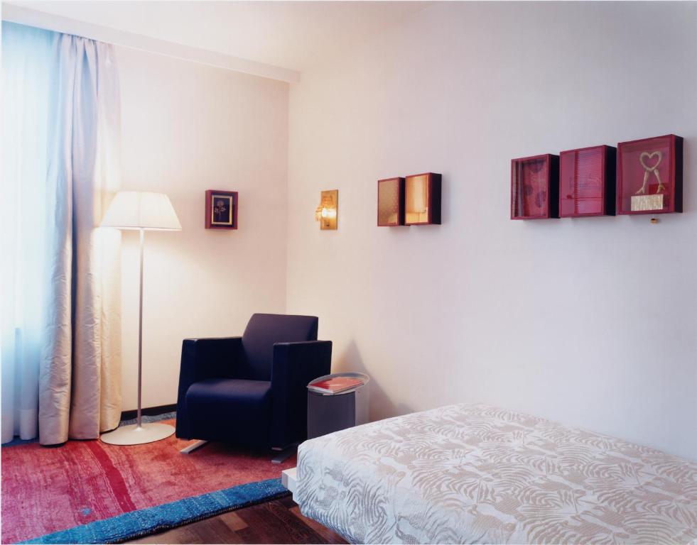 Posezení v ubytování Hotel Greif, a Member of Design Hotels
