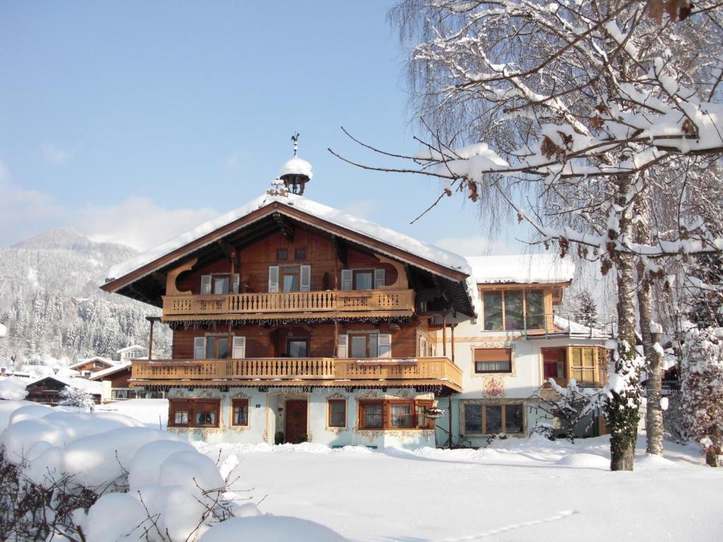 Landhaus Alpengruss v zimě