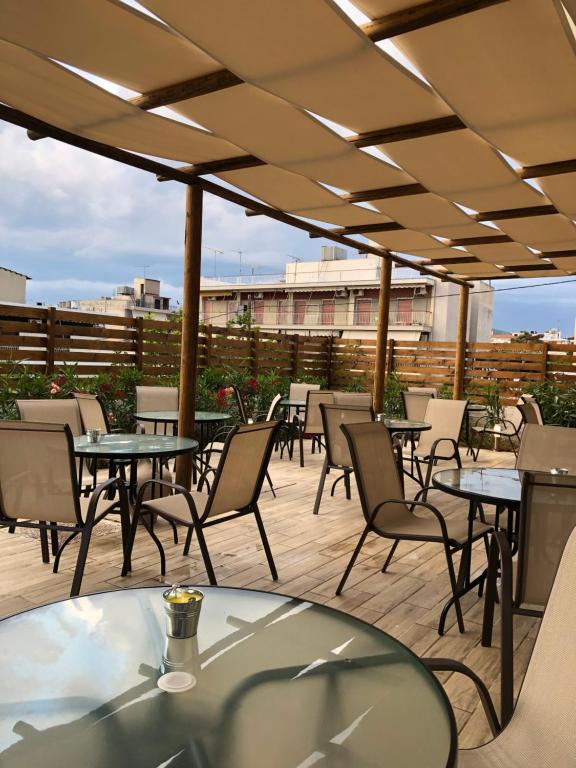 Balkón nebo terasa v ubytování Iason Apartments