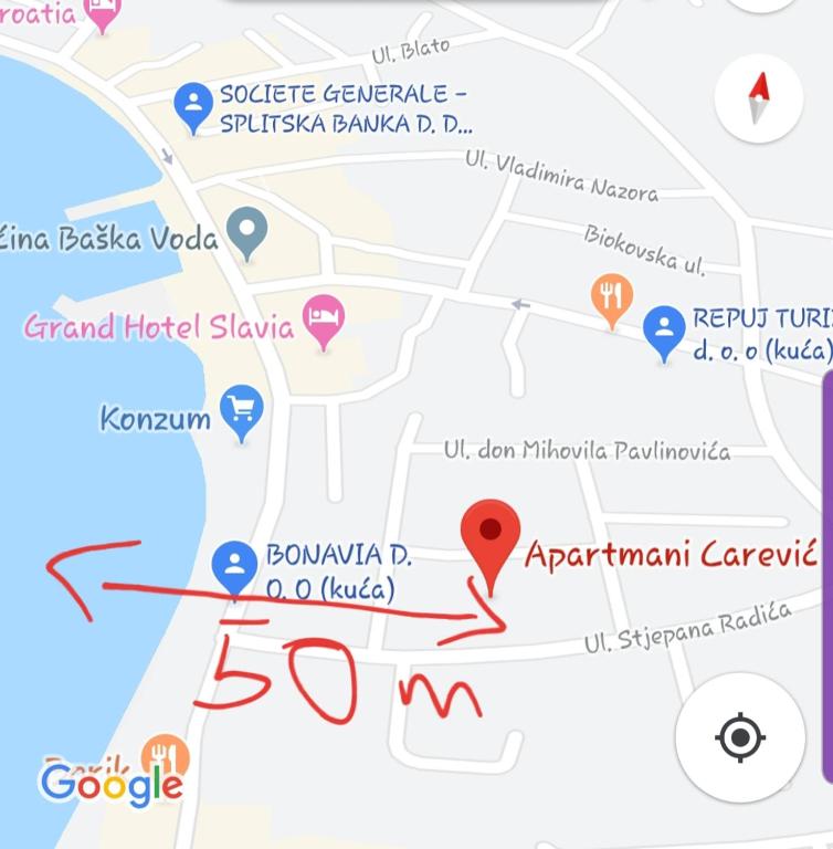 Fotografie z fotogalerie ubytování Apartment Carevic v destinaci Baška Voda
