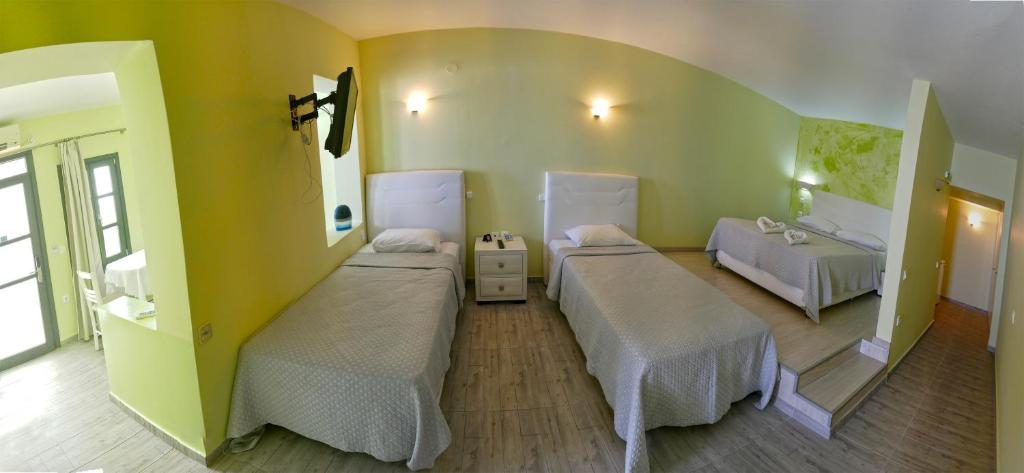 Postel nebo postele na pokoji v ubytování Nautilus Dome