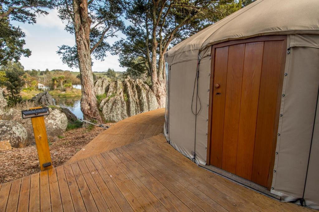 Příroda nedaleko luxury tent