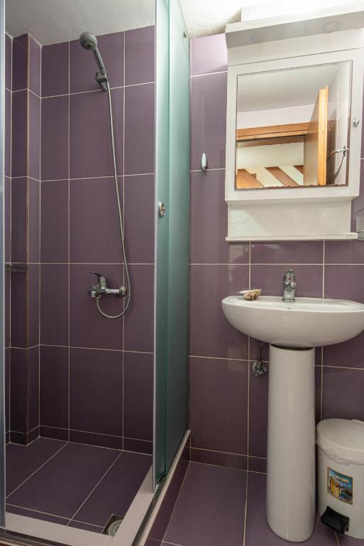 Koupelna v ubytování Akti House Psarogiannis Apartments & Studios