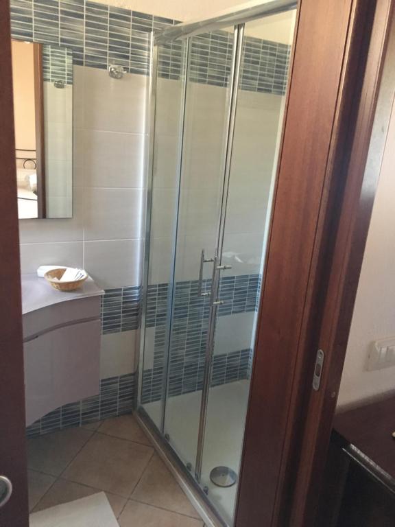 Koupelna v ubytování Hotel Belvedere