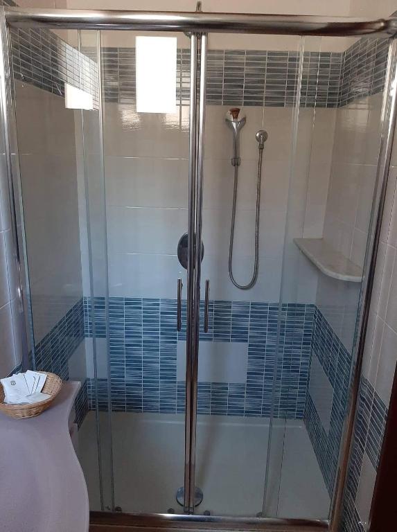 Koupelna v ubytování Hotel Belvedere