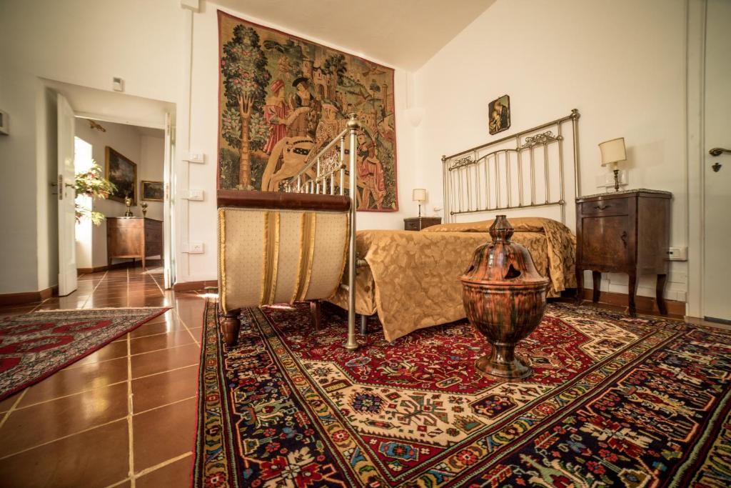 Posezení v ubytování Palazzo Pulieri