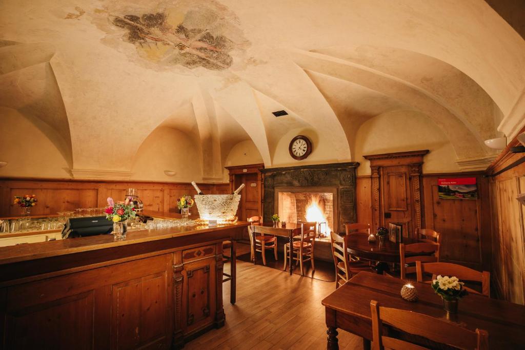 Uma área de estar em Historic Hotel Albrici