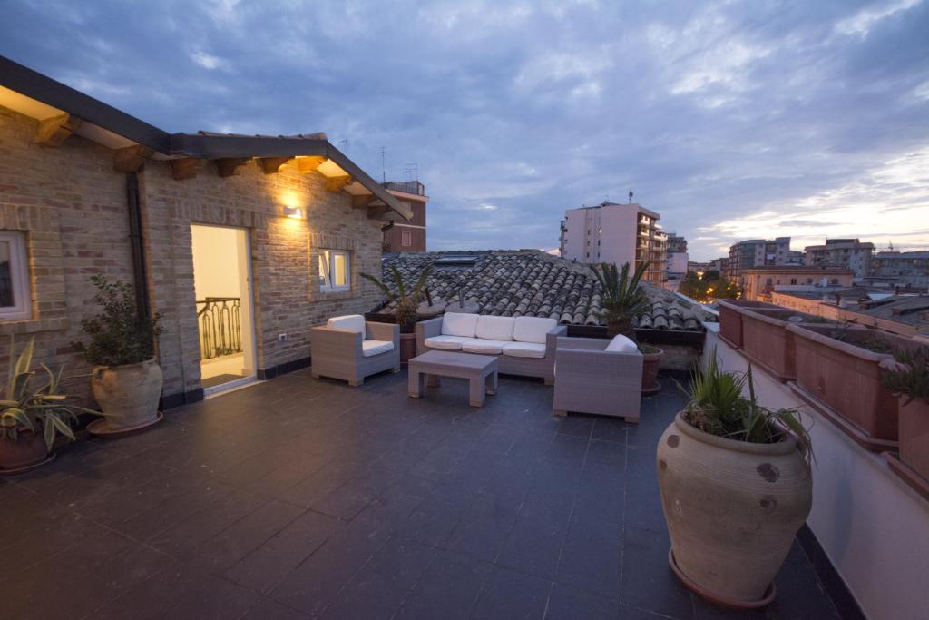 Balkon lub taras w obiekcie Palazzo di Fazio Suites
