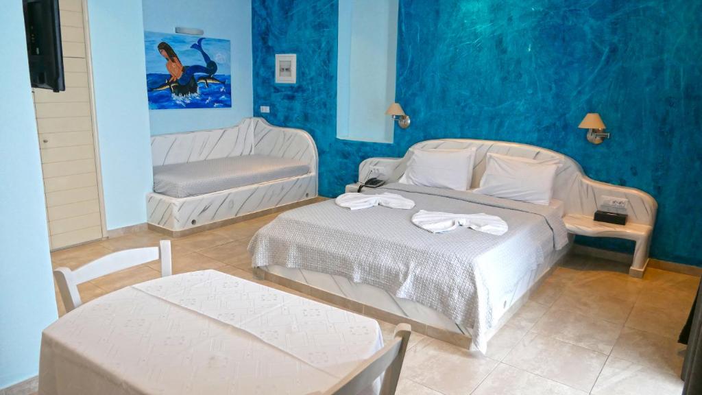 Postel nebo postele na pokoji v ubytování Nautilus Dome