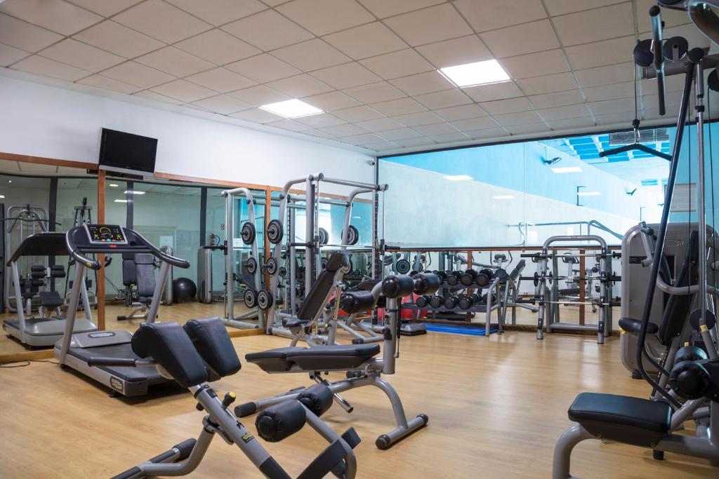 Fitness centrum a/nebo fitness zařízení v ubytování Melia Benidorm