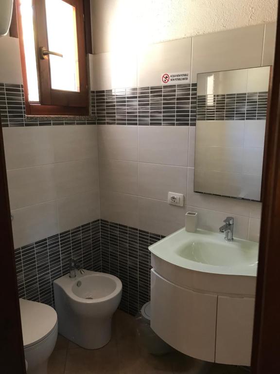 Koupelna v ubytování Hotel Belvedere
