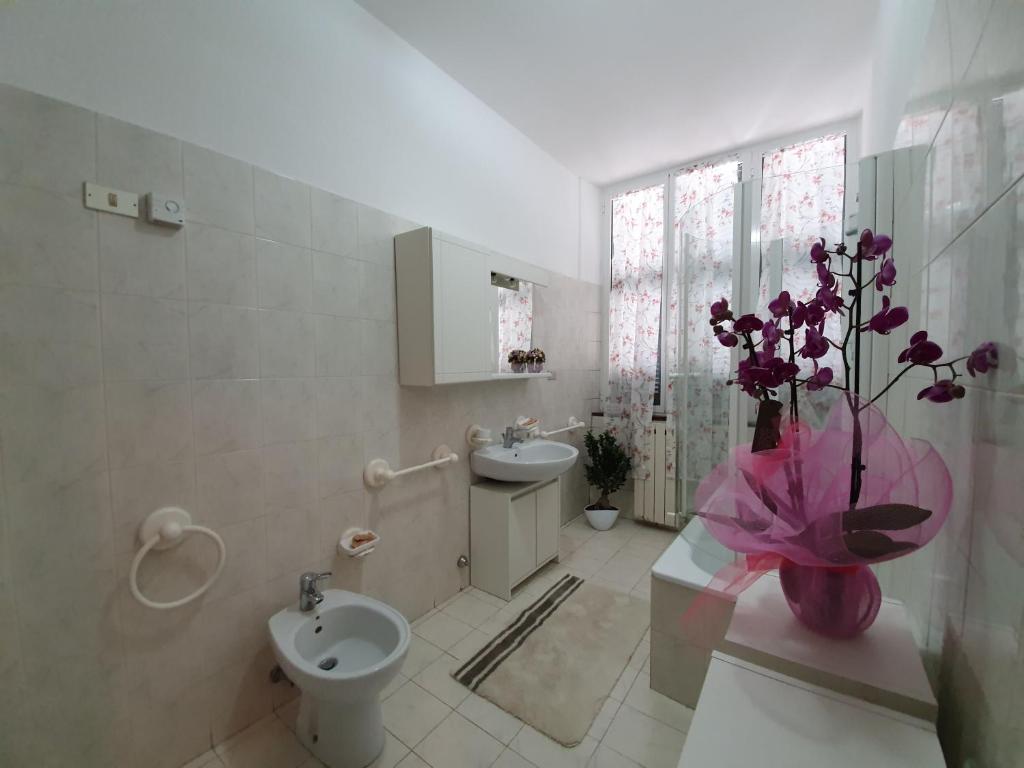 A bathroom at Il Capriolo