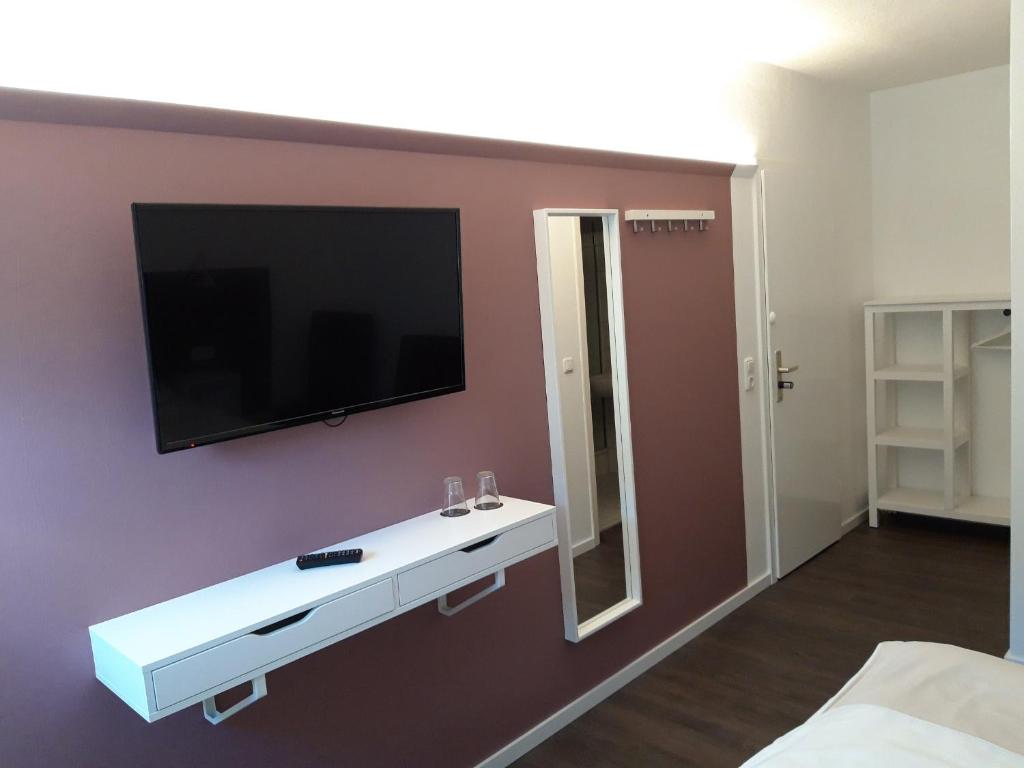TV o dispositivi per l'intrattenimento presso Hotel Weinert