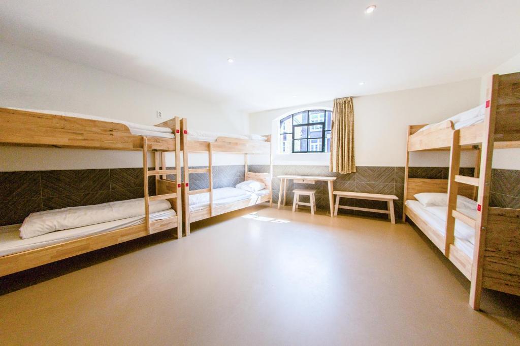 Krevet ili kreveti na kat u jedinici u objektu Hostel The Globe