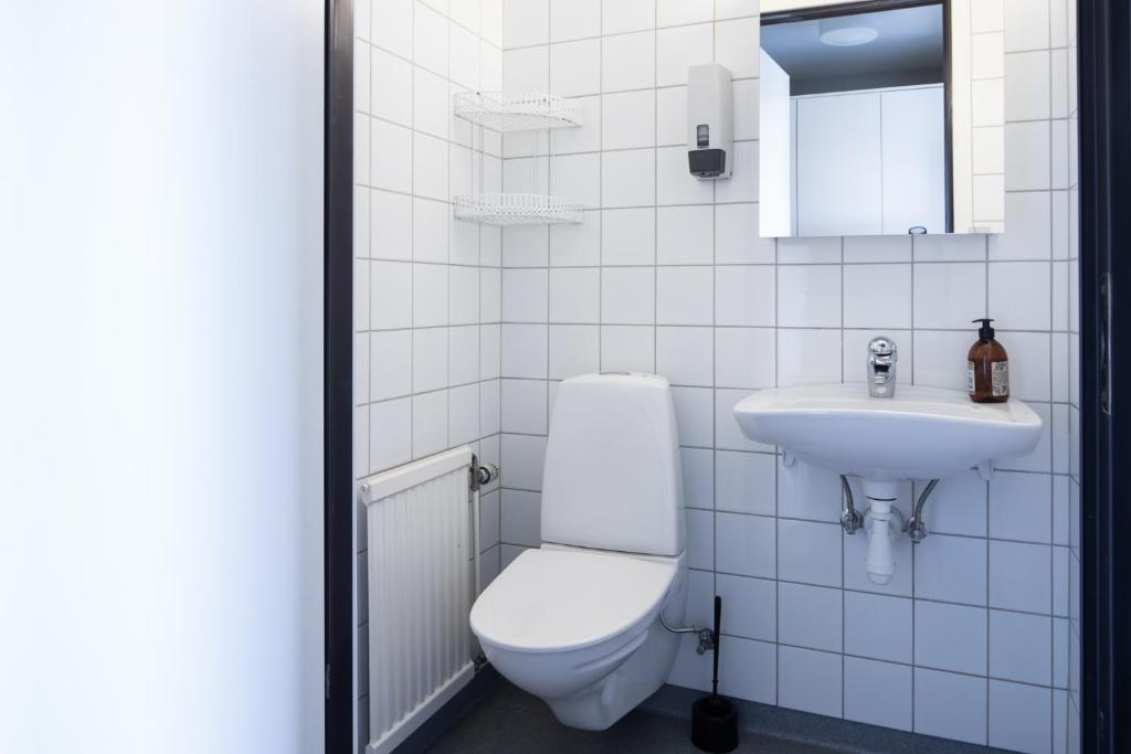 Koupelna v ubytování Hotel B&B Gränden