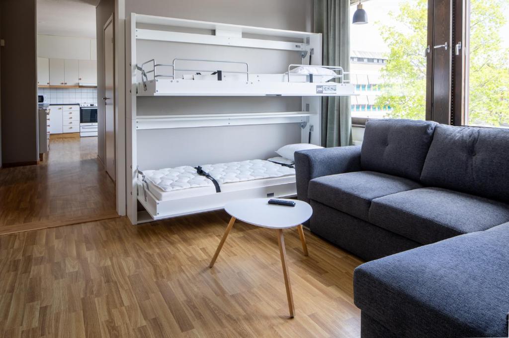 Kuchyň nebo kuchyňský kout v ubytování Hotel B&B Gränden