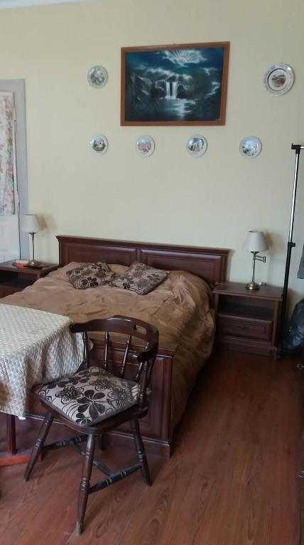 Postel nebo postele na pokoji v ubytování Nicoláj Vendégház és Tanya