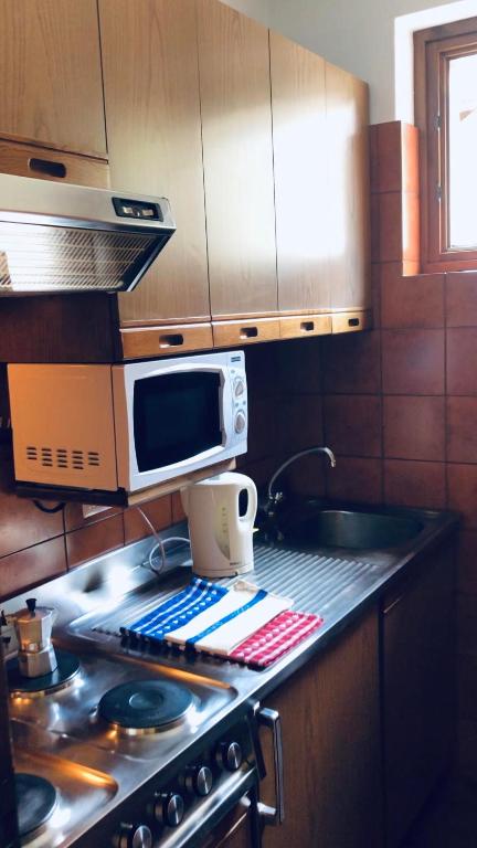 Kuchyň nebo kuchyňský kout v ubytování Residence Ables