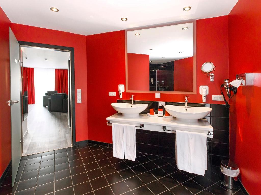 Koupelna v ubytování Hotel Andante Rust