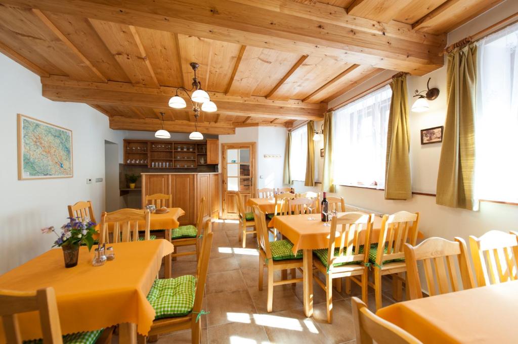 Restaurace v ubytování Pension Krumau